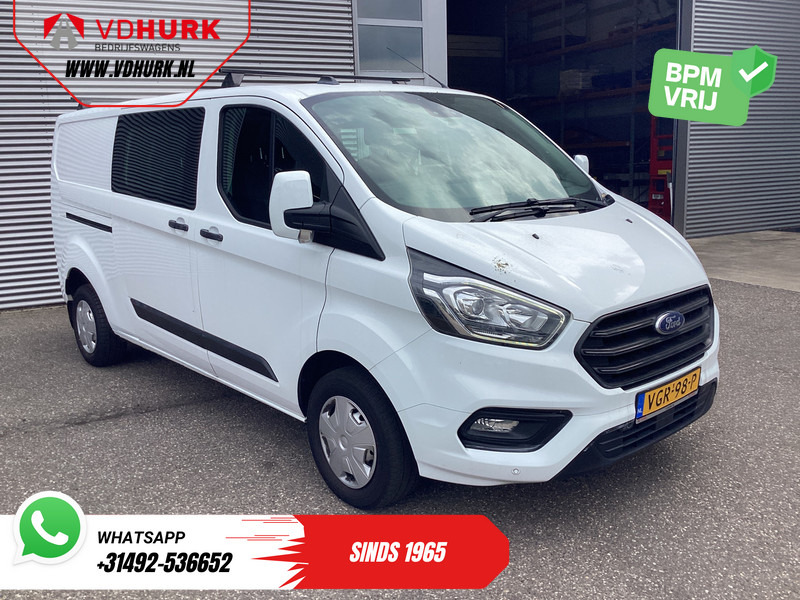 Ford Transit Custom 2.0 TDCI L2 Trend DC Dubbel Cabine BPM VRIJ! NL Auto/ Stoelverw./ Carplay/ 2.7t Trekverm./ Navi/ PDC/ Cruise - Малък ван, Бус с двойна кабина: снимка 1 Ford Transit Custom 2.0 TDCI L2 Trend DC Dubbel Cabine BPM VRIJ! NL Auto/ Stoelverw./ Carplay/ 2.7t Trekverm./ Navi/ PDC/ Cruise - Малък ван, Бус с двойна кабина: снимка 1