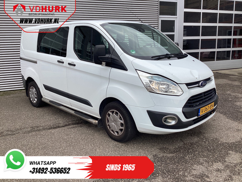 Ford Transit Custom 2.2 TDCI Trend Dubbel Cabine EXPORT Cruise/ Camera/ PDC/ Sidebars/ Airco - Малък ван, Бус с двойна кабина: снимка 1 Ford Transit Custom 2.2 TDCI Trend Dubbel Cabine EXPORT Cruise/ Camera/ PDC/ Sidebars/ Airco - Малък ван, Бус с двойна кабина: снимка 1