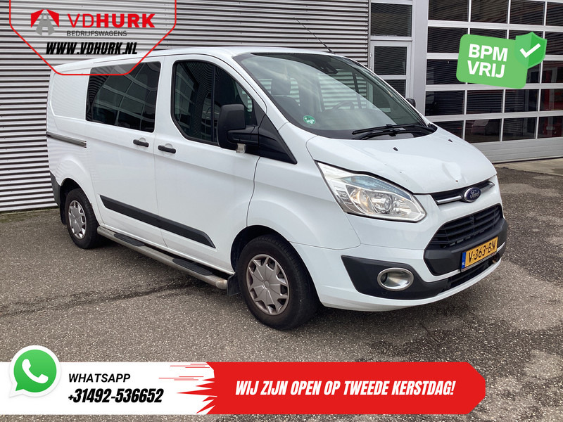 Ford Transit Custom 2.2 TDCI Trend Dubbel Cabine EXPORT Cruise/ Camera/ PDC/ Sidebars/ Airco - Малък ван, Бус с двойна кабина: снимка 1 Ford Transit Custom 2.2 TDCI Trend Dubbel Cabine EXPORT Cruise/ Camera/ PDC/ Sidebars/ Airco - Малък ван, Бус с двойна кабина: снимка 1