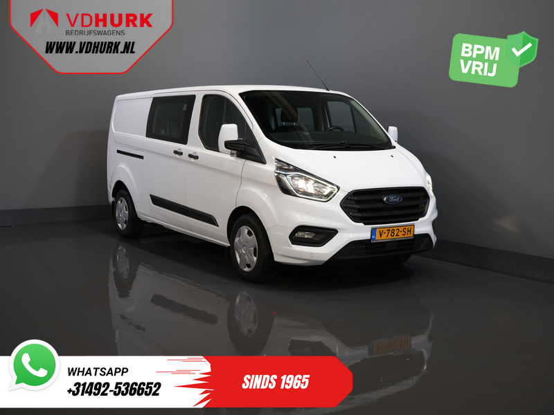 Ford Transit Custom 340 2.0 TDCI 130 pk L2 Dubbel Cabine DC BPM VRIJ! 6 Pers./ 2.8t Trekverm./ PDC/ Cruise/ Trekhaak/ Airco - Малък ван, Бус с двойна кабина: снимка 1 Ford Transit Custom 340 2.0 TDCI 130 pk L2 Dubbel Cabine DC BPM VRIJ! 6 Pers./ 2.8t Trekverm./ PDC/ Cruise/ Trekhaak/ Airco - Малък ван, Бус с двойна кабина: снимка 1