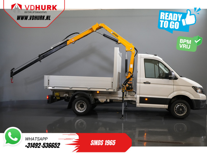 Volkswagen Crafter 50 165 pk Effer 352S Kraan/ Crane/ Kran/ Autokran/ PTO/ Open laadbak/ Dubbel Lucht - Лекотоварен автомобил: снимка 2 Volkswagen Crafter 50 165 pk Effer 352S Kraan/ Crane/ Kran/ Autokran/ PTO/ Open laadbak/ Dubbel Lucht - Лекотоварен автомобил: снимка 2
