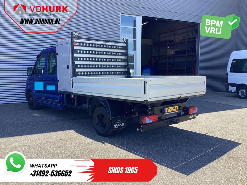 MAN TGE 50 2.0 180 pk DC Dubbel Cabine BPM VRIJ! Open Laadbak/ 7 Pers./ Dubbel Lucht/ Adapt. Cruise/ 3.5t Trekverm./ Tacho/ Gev.Stoel/ C - Бордови бус, Бус с двойна кабина: снимка 2 MAN TGE 50 2.0 180 pk DC Dubbel Cabine BPM VRIJ! Open Laadbak/ 7 Pers./ Dubbel Lucht/ Adapt. Cruise/ 3.5t Trekverm./ Tacho/ Gev.Stoel/ C - Бордови бус, Бус с двойна кабина: снимка 2