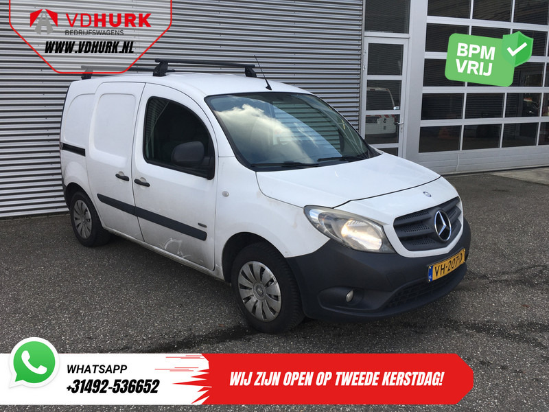 Mercedes-Benz Citan 108 CDI EXPORT NL Auto/ APK 04-2026/ Airco/ Dakdragers/ Trekhaak - Малък ван: снимка 1 Mercedes-Benz Citan 108 CDI EXPORT NL Auto/ APK 04-2026/ Airco/ Dakdragers/ Trekhaak - Малък ван: снимка 1