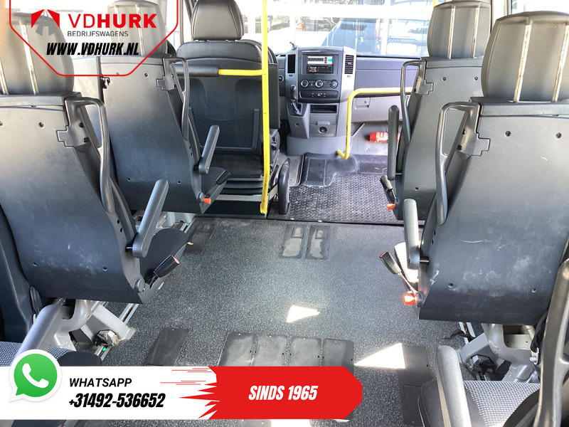 Микробус, Пътнически бус Mercedes-Benz Sprinter 313 2.2 CDI Aut. L2H2 €10.648,- Incl. BTW BPM VRIJ! EXPORT ONLY Rolstoelvervoer/ Combi/ 9 Persoons/ Kombi/ 9P/ Airco/ Rolstoelli: снимка 12