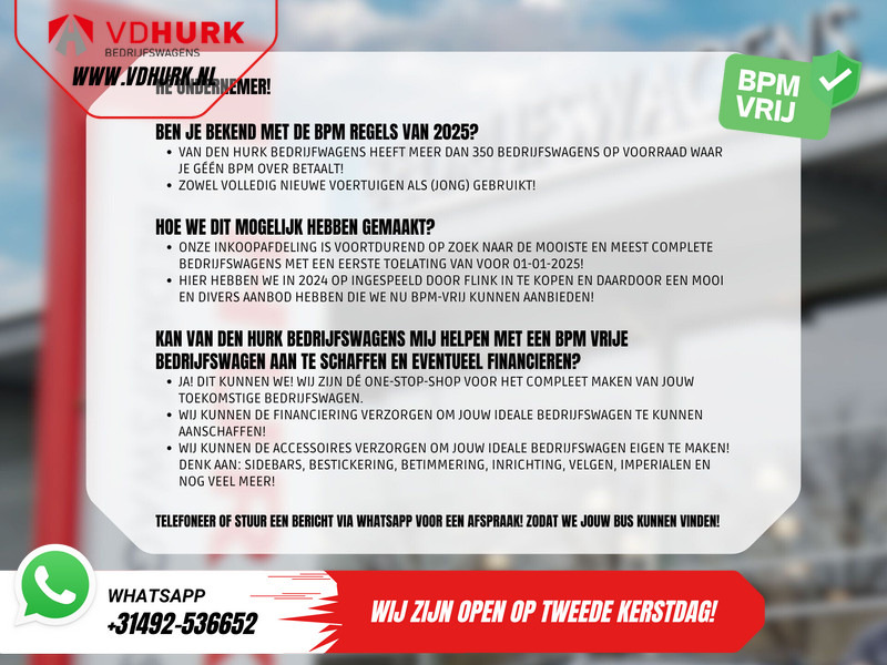 Микробус, Пътнически бус Mercedes-Benz Sprinter 313 2.2 CDI L2H2 €10.164 Incl. BTW BPM VRIJ! EXPORT Combi/ 9 Persoons/ Kombi/ 9P/ Airco/ Rolstoellift: снимка 8 Микробус, Пътнически бус Mercedes-Benz Sprinter 313 2.2 CDI L2H2 €10.164 Incl. BTW BPM VRIJ! EXPORT Combi/ 9 Persoons/ Kombi/ 9P/ Airco/ Rolstoellift: снимка 8