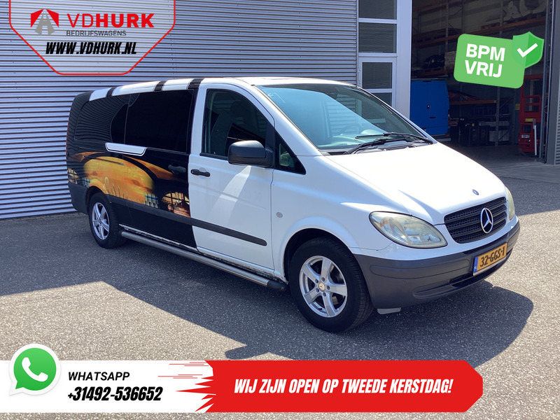 Mercedes-Benz Vito 109 CDI L3 EXPORT ONLY (€6.655,- Incl. BTW/BPM Vrij!) 9 Persoons/ Kombi/ Combi/ 9P/ Sidebars/ Camera/ Trekhaak/ Airco - Микробус, Пътнически бус: снимка 1 Mercedes-Benz Vito 109 CDI L3 EXPORT ONLY (€6.655,- Incl. BTW/BPM Vrij!) 9 Persoons/ Kombi/ Combi/ 9P/ Sidebars/ Camera/ Trekhaak/ Airco - Микробус, Пътнически бус: снимка 1