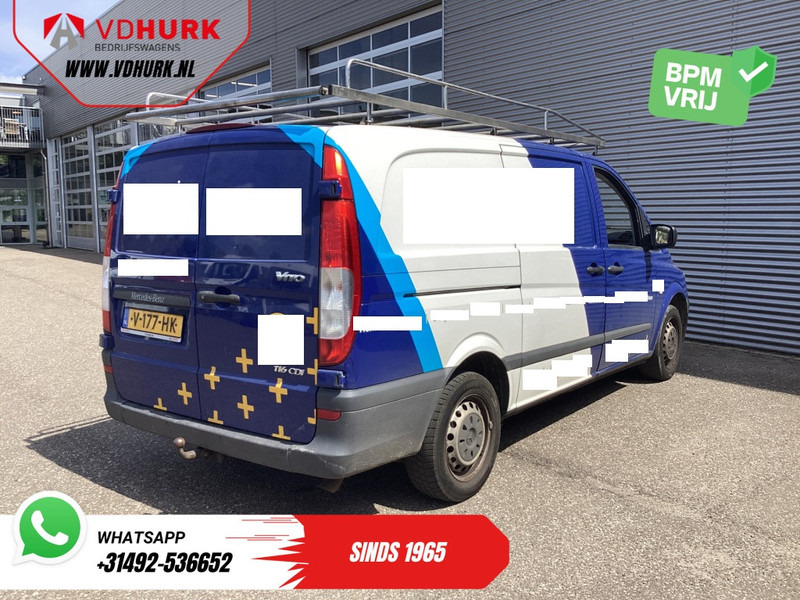 Малък ван Mercedes-Benz Vito 116 CDI L2 EXPORT ONLY Carplay/ Imperiaal/ Airco/ Trekhaak: снимка 10