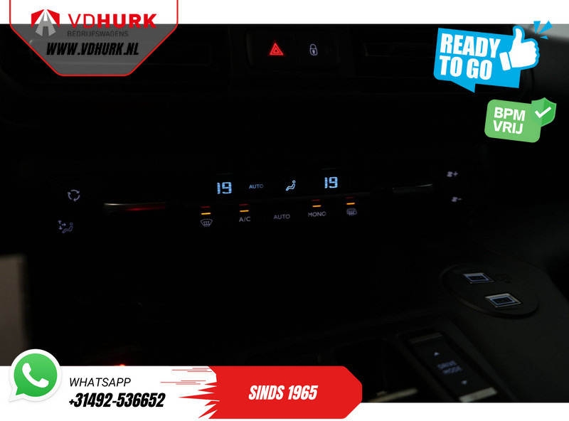 Малък ван Toyota PROACE CITY 1.5 130 pk Aut. L2 BPM VRIJ! LED/ Virtual Cockpit/ 3 pers./ Carplay/ Camera/ Climate/ PDC/ Cruise: снимка 18
