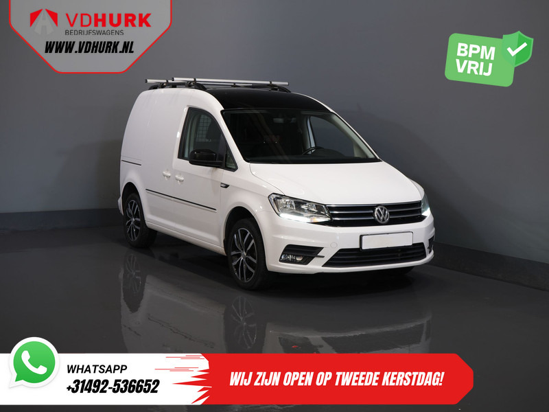 Volkswagen Caddy 2.0 TDI 100 pk DSG Aut. BPM VRIJ! Edition 35 Carplay/ Stoelverw./ Standkachel/ Cruise/ Airco/ PDC/ LMV/ Dakdragers/ Trekhaak/ In - Товарен бус: снимка 1 Volkswagen Caddy 2.0 TDI 100 pk DSG Aut. BPM VRIJ! Edition 35 Carplay/ Stoelverw./ Standkachel/ Cruise/ Airco/ PDC/ LMV/ Dakdragers/ Trekhaak/ In - Товарен бус: снимка 1