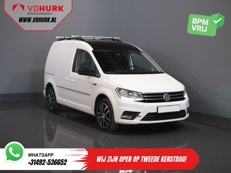 Volkswagen Caddy 2.0 TDI 100 pk DSG Aut. BPM VRIJ! Edition 35 Carplay/ Stoelverw./ Standkachel/ Cruise/ Airco/ PDC/ LMV/ Dakdragers/ Trekhaak/ In - Товарен бус: снимка 1 Volkswagen Caddy 2.0 TDI 100 pk DSG Aut. BPM VRIJ! Edition 35 Carplay/ Stoelverw./ Standkachel/ Cruise/ Airco/ PDC/ LMV/ Dakdragers/ Trekhaak/ In - Товарен бус: снимка 1