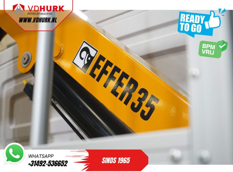 Бордови бус Volkswagen Crafter 50 165 pk Effer 352S Kraan/ Crane/ Kran/ Autokran/ PTO/ Open laadbak/ Dubbel Lucht: снимка 16