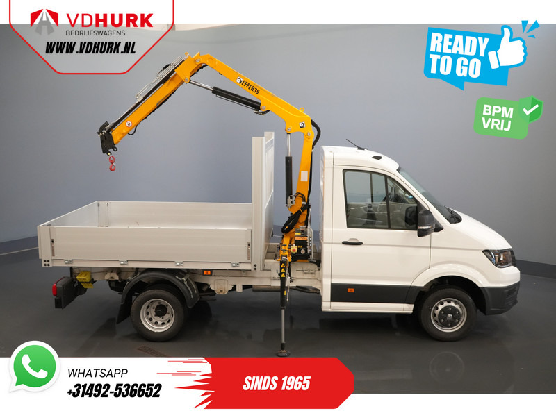 Volkswagen Crafter 50 165 pk Effer 352S Kraan/ Crane/ Kran/ Autokran/ PTO/ Open laadbak/ Dubbel Lucht - Пикап: снимка 4 Volkswagen Crafter 50 165 pk Effer 352S Kraan/ Crane/ Kran/ Autokran/ PTO/ Open laadbak/ Dubbel Lucht - Пикап: снимка 4