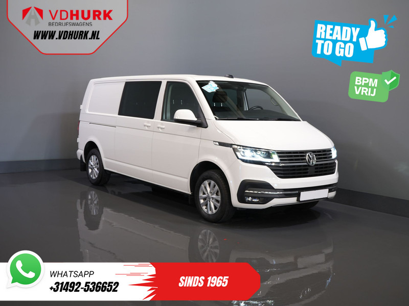 Volkswagen Transporter 2.0 TDI 150 pk Aut. L2 DC Dubbel Cabine BPM VRIJ! Ready2Go 2xSchuifdeur/ Adapt Cruise/ LED/ Standkachel/ Stoelverw./ Carplay/ Ca - Малък ван, Бус с двойна кабина: снимка 1 Volkswagen Transporter 2.0 TDI 150 pk Aut. L2 DC Dubbel Cabine BPM VRIJ! Ready2Go 2xSchuifdeur/ Adapt Cruise/ LED/ Standkachel/ Stoelverw./ Carplay/ Ca - Малък ван, Бус с двойна кабина: снимка 1