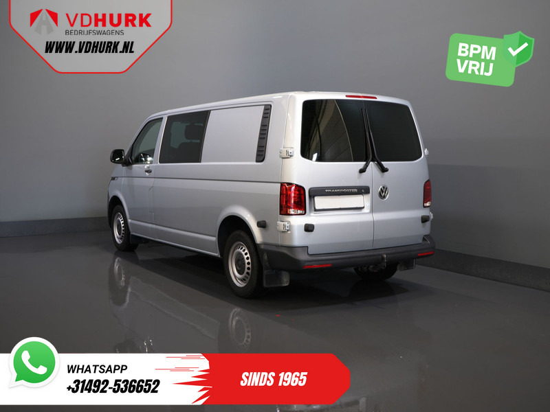 Volkswagen Transporter T6.1 2.0 TDI 150 pk DSG Aut. L2 DC BPM VRIJ! Dubbel Cabine 6 Pers./ Lage KM!/ Adapt.Cruise/ 270Gr. Deuren/ Navi/ Carplay/ Trekha - Товарен бус, Бус с двойна кабина: снимка 2 Volkswagen Transporter T6.1 2.0 TDI 150 pk DSG Aut. L2 DC BPM VRIJ! Dubbel Cabine 6 Pers./ Lage KM!/ Adapt.Cruise/ 270Gr. Deuren/ Navi/ Carplay/ Trekha - Товарен бус, Бус с двойна кабина: снимка 2