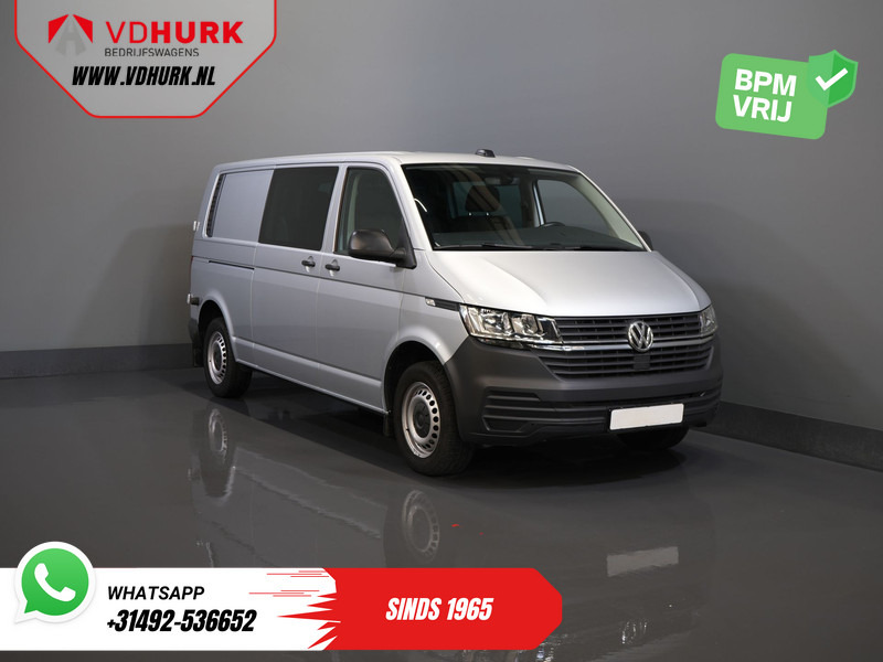 Volkswagen Transporter T6.1 2.0 TDI 150 pk DSG Aut. L2 DC BPM VRIJ! Dubbel Cabine 6 Pers./ Lage KM!/ Adapt.Cruise/ Navi/ Carplay/ Trekhaak - Товарен бус, Бус с двойна кабина: снимка 1 Volkswagen Transporter T6.1 2.0 TDI 150 pk DSG Aut. L2 DC BPM VRIJ! Dubbel Cabine 6 Pers./ Lage KM!/ Adapt.Cruise/ Navi/ Carplay/ Trekhaak - Товарен бус, Бус с двойна кабина: снимка 1