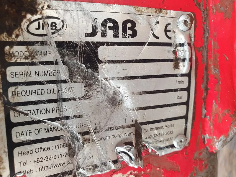 Diversen JB20 - Хидравличен чук за Строителна техника: снимка 2 Diversen JB20 - Хидравличен чук за Строителна техника: снимка 2