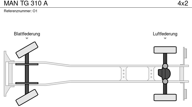 Мултилифт с кука камион MAN TG 310 A: снимка 9