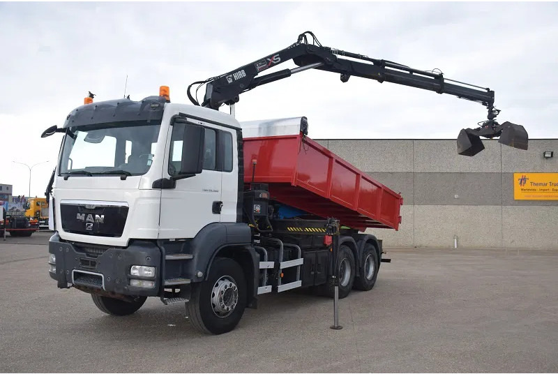 MAN TGS 26.360 + crane - Самосвал камион, Камион с кран: снимка 2 MAN TGS 26.360 + crane - Самосвал камион, Камион с кран: снимка 2