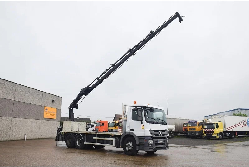 Mercedes-Benz Actros 2641 - Бордови камион, Камион с кран: снимка 1 Mercedes-Benz Actros 2641 - Бордови камион, Камион с кран: снимка 1
