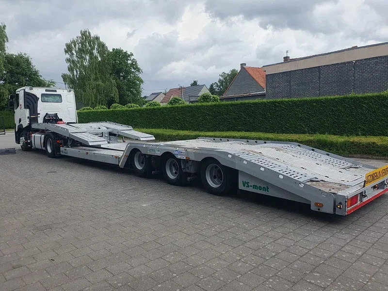 VS MONT VSAT02 -Belgische Trailer - Truck transporter - Автовоз полуремарке: снимка 1 VS MONT VSAT02 -Belgische Trailer - Truck transporter - Автовоз полуремарке: снимка 1