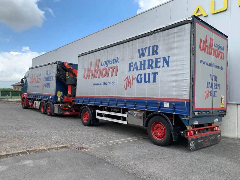 Mercedes-Benz Actros 2548 6X2 + Aanhanger*Palfinger crane*Cruise control*Airco* - Камион с брезент, Камион с кран: снимка 2 Mercedes-Benz Actros 2548 6X2 + Aanhanger*Palfinger crane*Cruise control*Airco* - Камион с брезент, Камион с кран: снимка 2