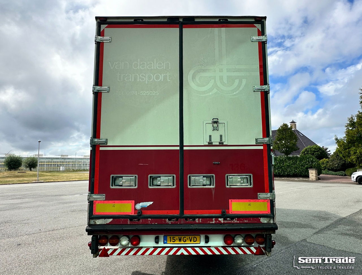 Burg 2 Axle VAN Beurden Isolated BOX TRS Cooling Good Condition Holland-Trailer - Рефрижератор ремарке: снимка 3 Burg 2 Axle VAN Beurden Isolated BOX TRS Cooling Good Condition Holland-Trailer - Рефрижератор ремарке: снимка 3