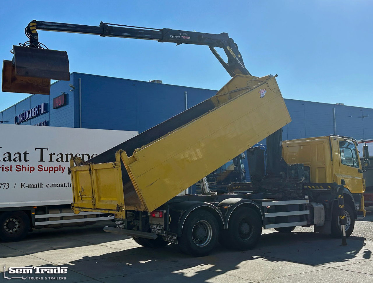 DAF CF 410 FAT 6X4 188.000 KM Palfinger 17 TON/Meter Kraan 2 Zijdige Ruizeveld K - Камион с кран: снимка 3 DAF CF 410 FAT 6X4 188.000 KM Palfinger 17 TON/Meter Kraan 2 Zijdige Ruizeveld K - Камион с кран: снимка 3