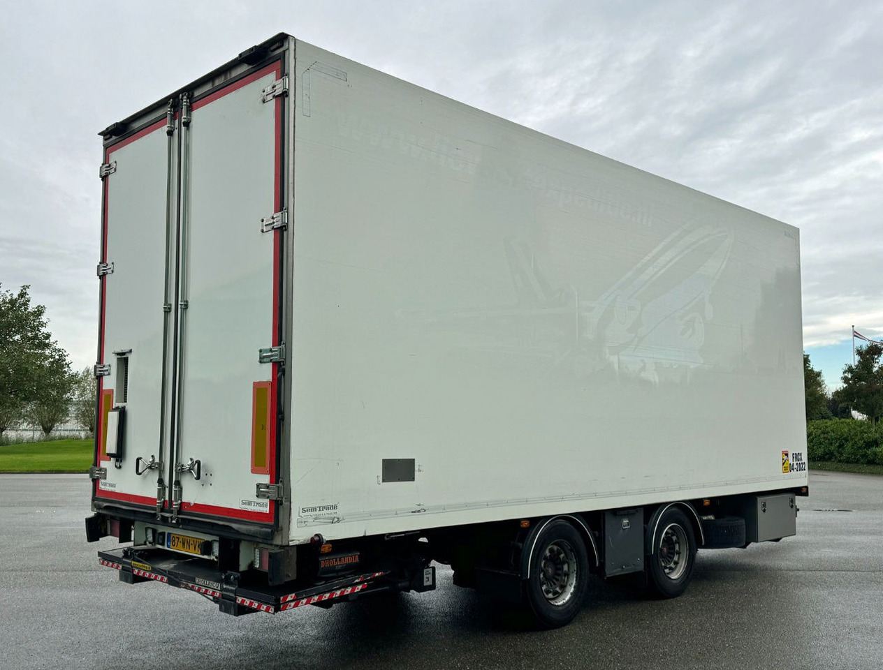 DRACO MZS 218 Wipkar 750 x 250 x 290 CM Inside Tail Lift 2021 TRS Iceland TOP Condition NL Trailertrailer - Затворена каросерия ремарке: снимка 5 DRACO MZS 218 Wipkar 750 x 250 x 290 CM Inside Tail Lift 2021 TRS Iceland TOP Condition NL Trailertrailer - Затворена каросерия ремарке: снимка 5