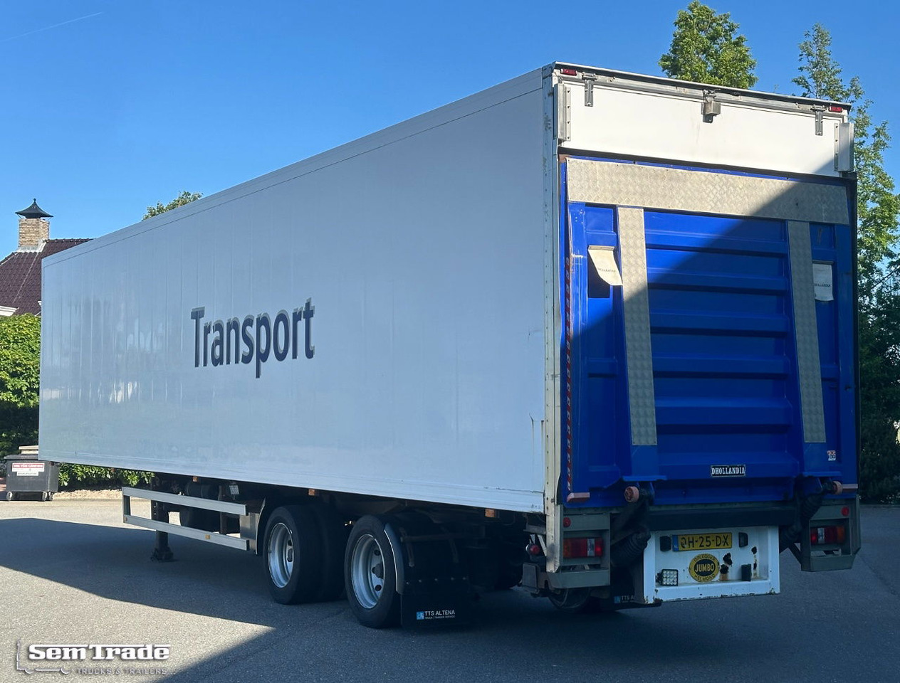 Jumbo 2 Alxe SOR Isolated BOX Tail Lift Steering Axle Holland-Trailer - Затворена каросерия полуремарке: снимка 3 Jumbo 2 Alxe SOR Isolated BOX Tail Lift Steering Axle Holland-Trailer - Затворена каросерия полуремарке: снимка 3