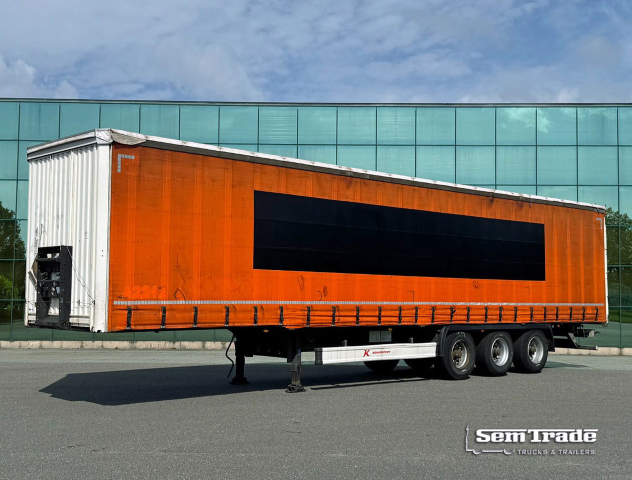 KAESSBOHRER Maxima Drum Brakes Sliding Roof NO Rust Galvanised Chassis TOP Condi - Брезентово полуремарке: снимка 1 KAESSBOHRER Maxima Drum Brakes Sliding Roof NO Rust Galvanised Chassis TOP Condi - Брезентово полуремарке: снимка 1