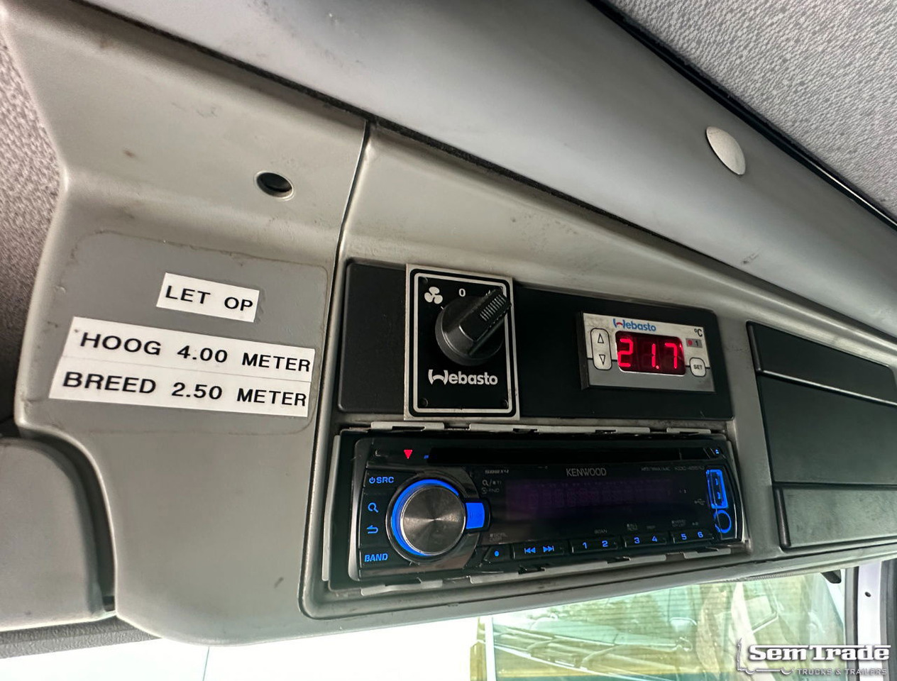 Камион фургон MAN LE 220C Euro 3 Isolated BOX + BOX Heater 740 x 240 x 295 CM Inside Holland Truck: снимка 10