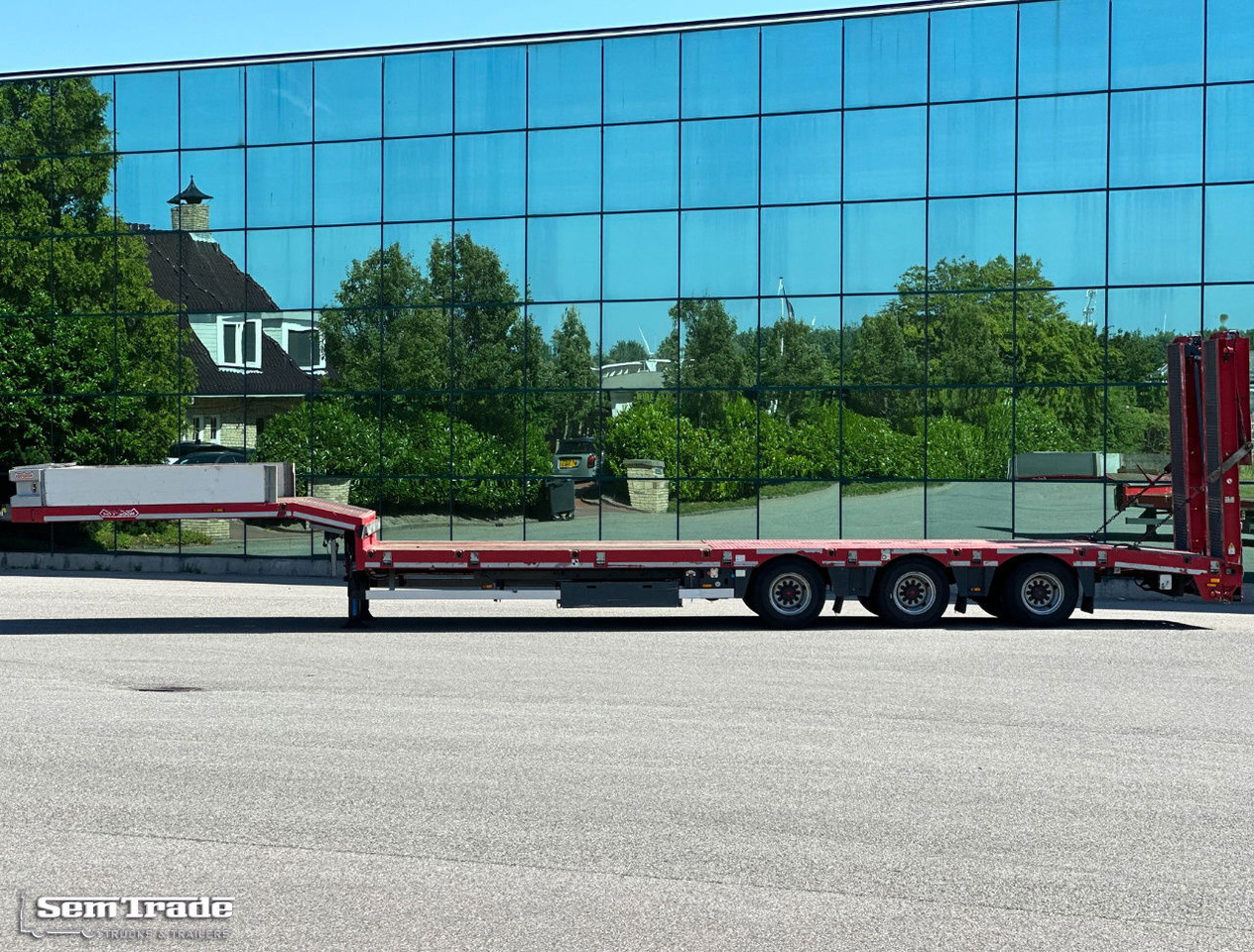 Nooteboom OSD-48-003 Semi 3 Axles Hydraulic Ramps Hinge TOP Condition - Нискорамна площадка полуремарке: снимка 2 Nooteboom OSD-48-003 Semi 3 Axles Hydraulic Ramps Hinge TOP Condition - Нискорамна площадка полуремарке: снимка 2