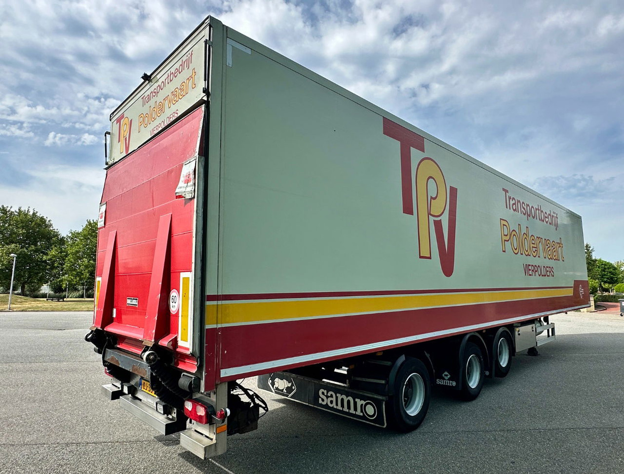 Samro 3-AS Stuuras 3 Tons Achtersluitklep - Рефрижератор полуремарке: снимка 5 Samro 3-AS Stuuras 3 Tons Achtersluitklep - Рефрижератор полуремарке: снимка 5