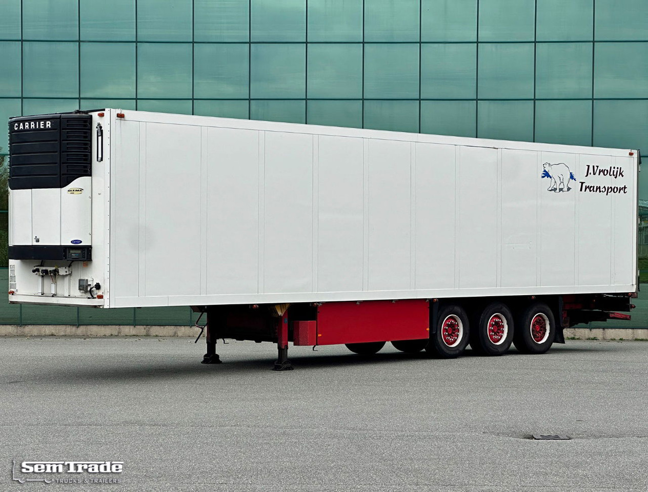 Schmitz Cargobull SKO 24 Carrier Maxima 1300 Flower Wide 2X Lift Axle - Рефрижератор полуремарке: снимка 1 Schmitz Cargobull SKO 24 Carrier Maxima 1300 Flower Wide 2X Lift Axle - Рефрижератор полуремарке: снимка 1