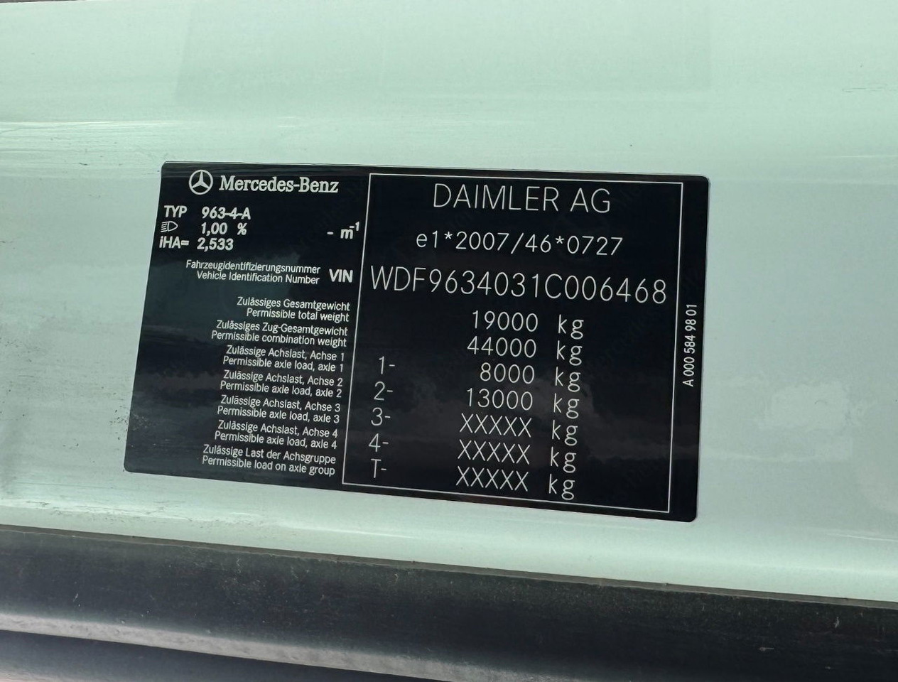 Влекач Mercedes-Benz Actros 1945 382.000 KM NEW TUV APK PTO + Hydraulics TOP Condition: снимка 12