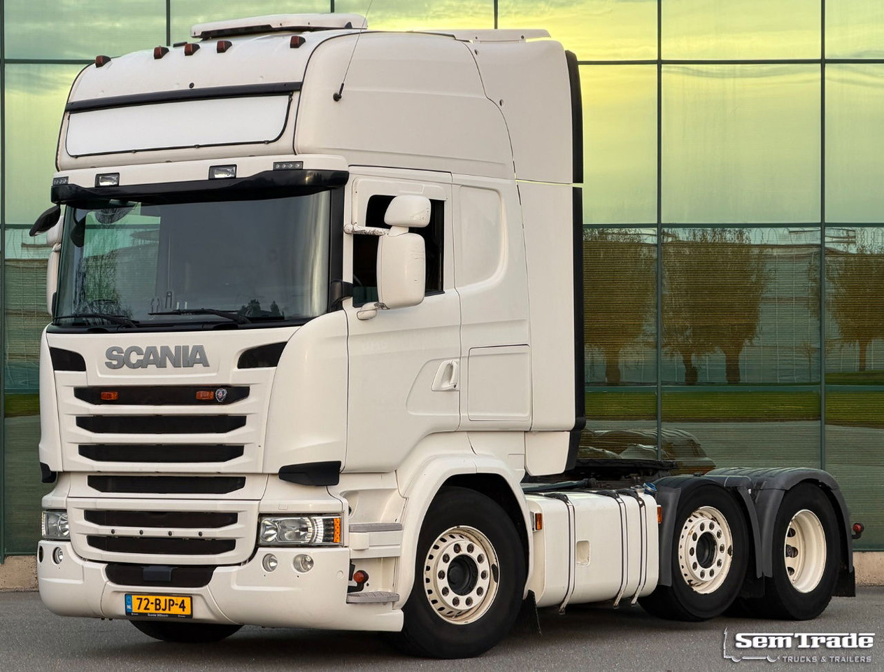 Влекач Scania R450 Topline 6X2 Twinsteer Retarder 2X Tanks Park Cooling TOP Condition: снимка 1