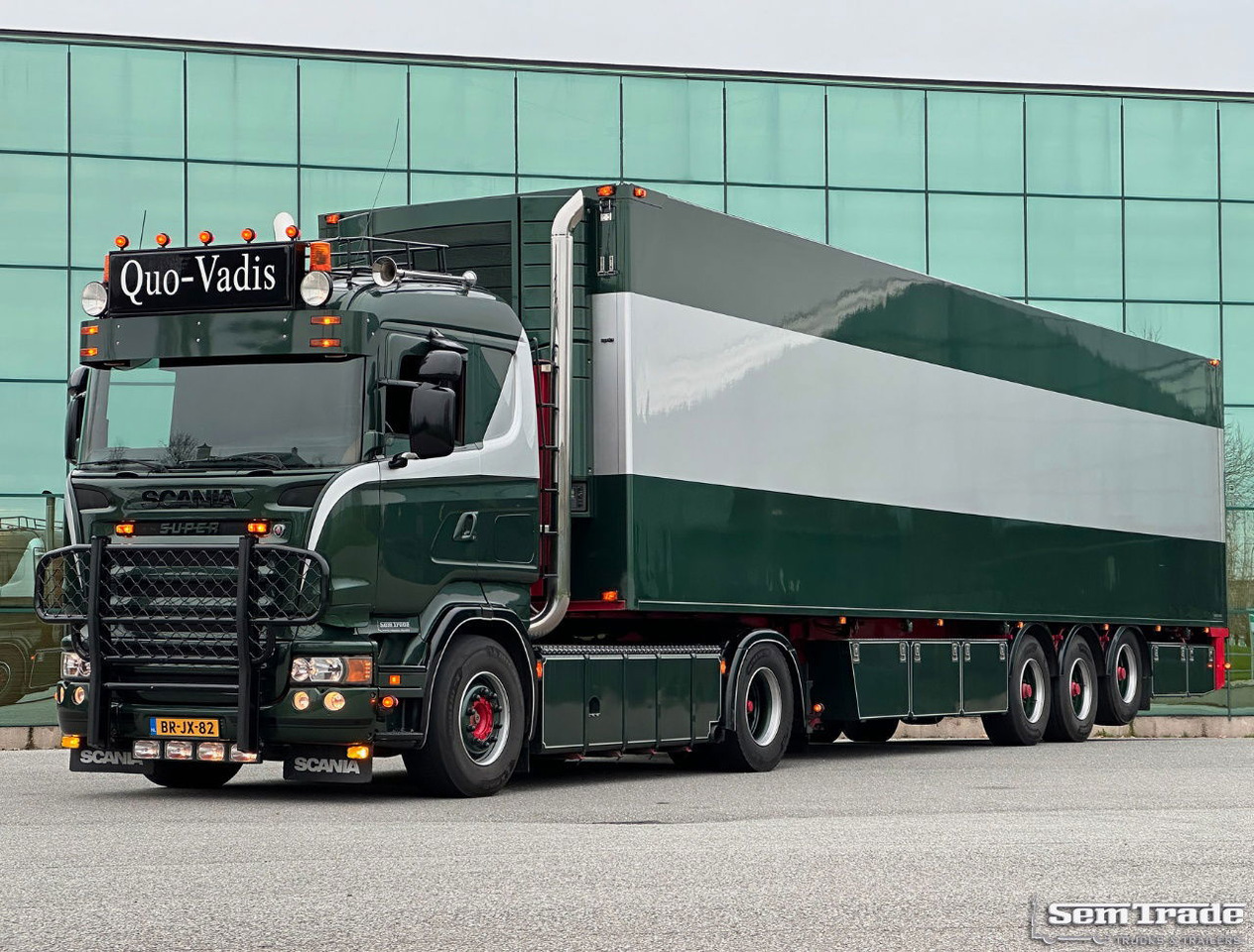 Scania R500 V8 Analogue Tacho 779.000 KM Show Truck Special Interior + Special VAN Beurden Frigo Trailer - Влекач: снимка 1 Scania R500 V8 Analogue Tacho 779.000 KM Show Truck Special Interior + Special VAN Beurden Frigo Trailer - Влекач: снимка 1