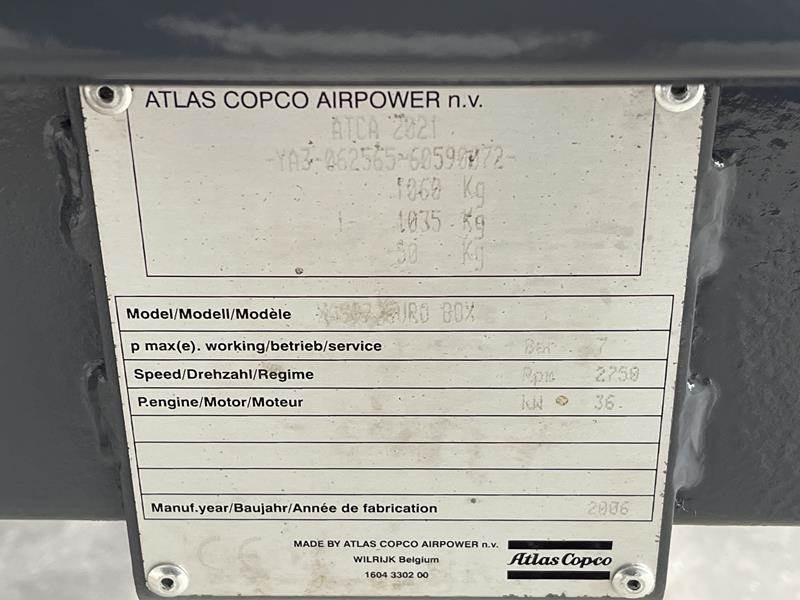 Atlas-Copco XAS 97 DD - N - Компресор за въздух: снимка 4 Atlas-Copco XAS 97 DD - N - Компресор за въздух: снимка 4