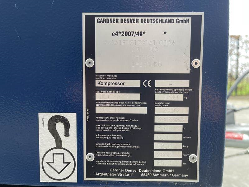 Compair C 60 - 12 - Компресор за въздух: снимка 4 Compair C 60 - 12 - Компресор за въздух: снимка 4