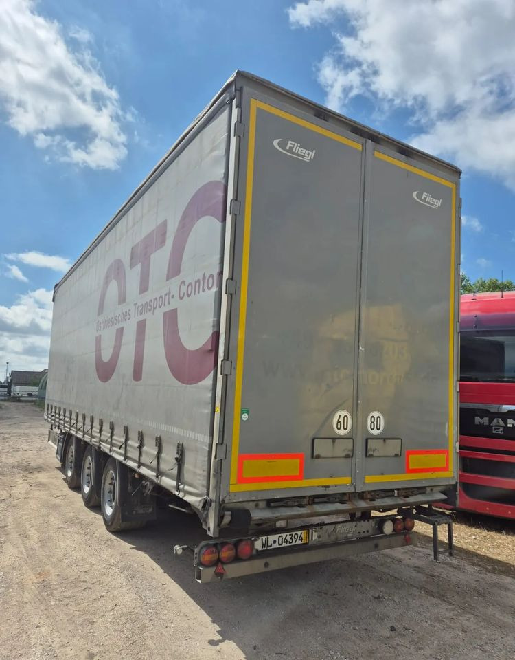 Fliegl Tandem 3 osie - Брезентово ремарке: снимка 4 Fliegl Tandem 3 osie - Брезентово ремарке: снимка 4