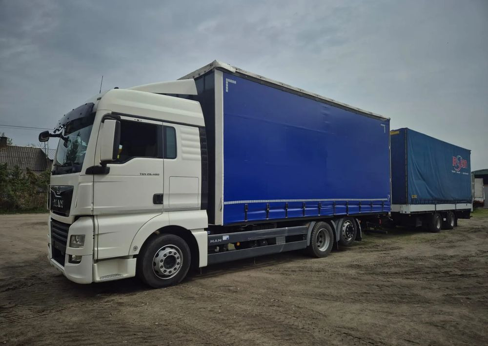 MAN TGX 26.460 Firana ZESTAW - Камион с брезент: снимка 2 MAN TGX 26.460 Firana ZESTAW - Камион с брезент: снимка 2