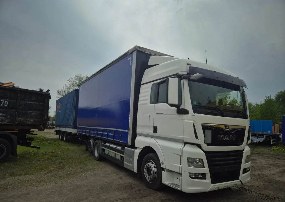 MAN TGX 26.460 Firana ZESTAW - Камион с брезент: снимка 1 MAN TGX 26.460 Firana ZESTAW - Камион с брезент: снимка 1