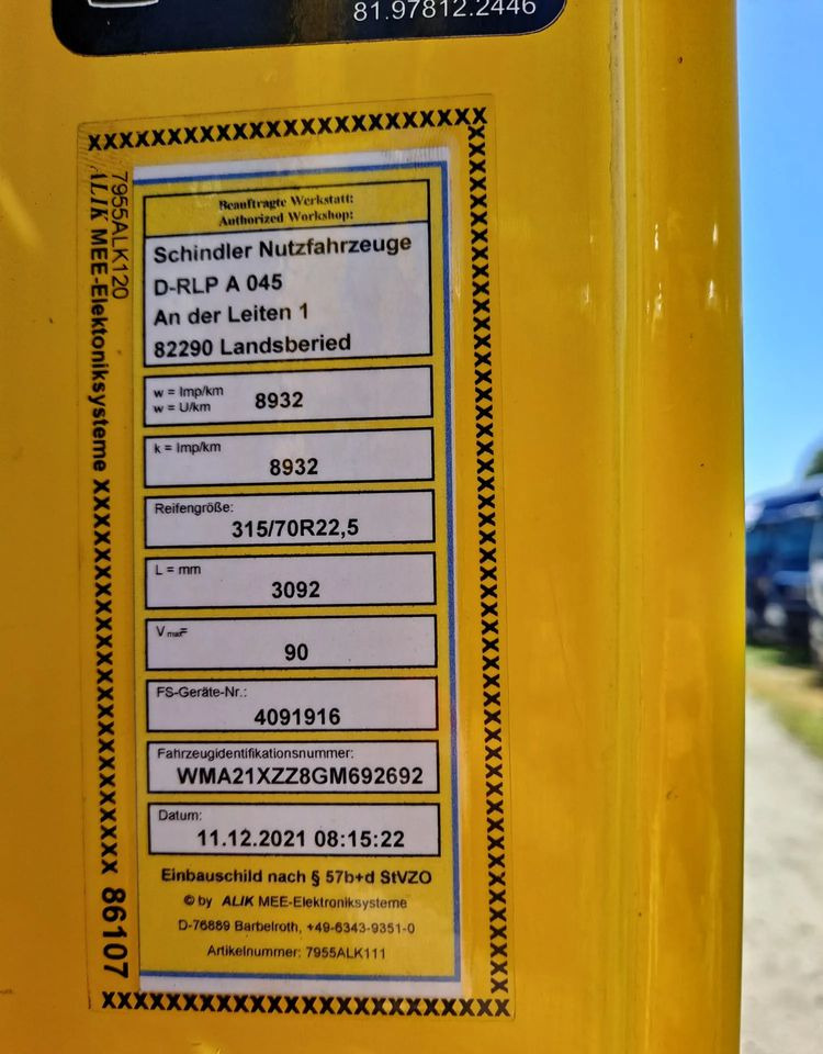 Шаси кабина MAN TGX 26.480 6X2 3 osie: снимка 20
