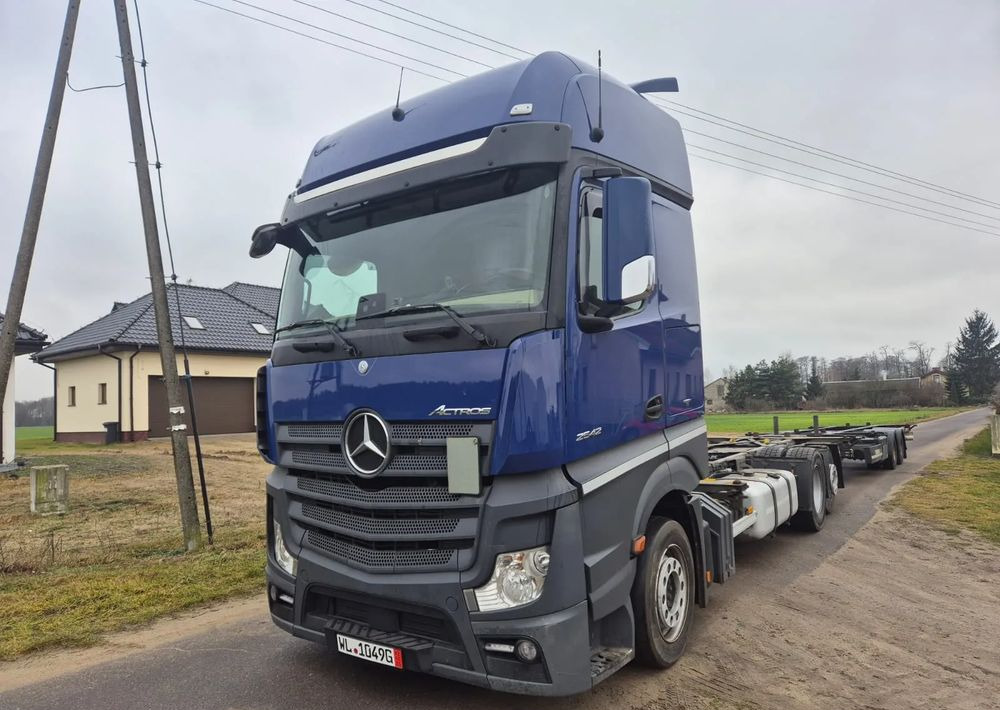 Mercedes-Benz Actros 2542 JUMBO Zestaw Euro 6 - Шаси кабина: снимка 1 Mercedes-Benz Actros 2542 JUMBO Zestaw Euro 6 - Шаси кабина: снимка 1