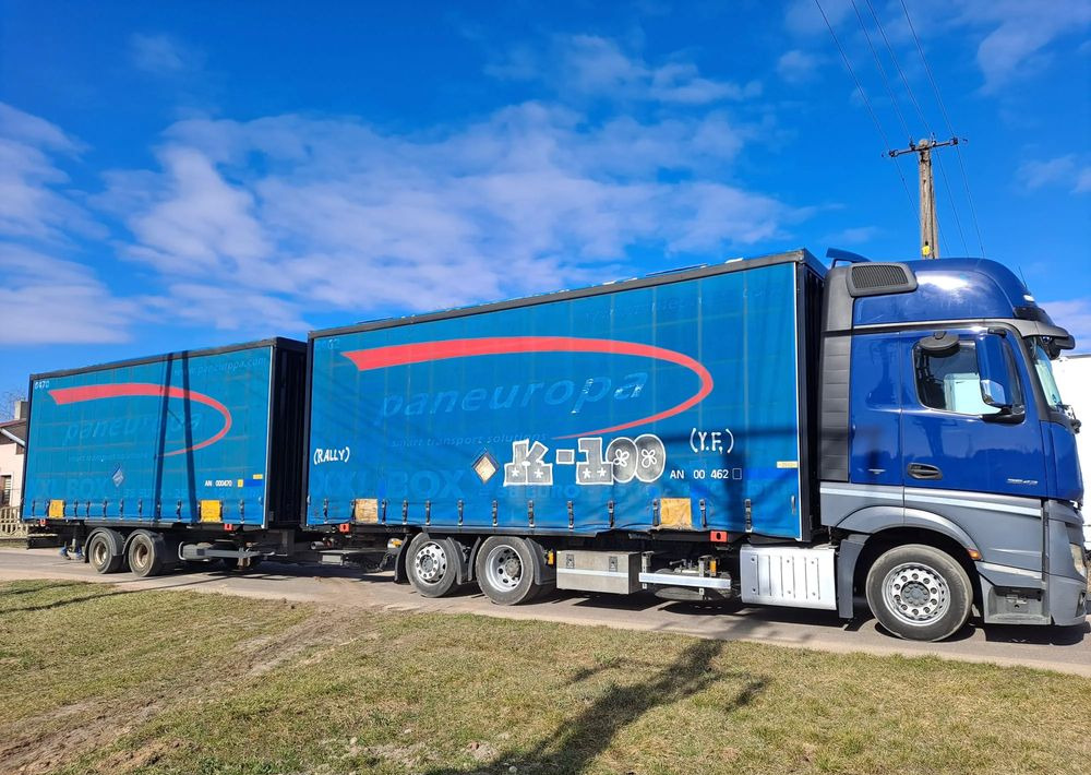 Mercedes-Benz Actros 2542 zestaw jumbo 7,70 - Камион с брезент: снимка 2 Mercedes-Benz Actros 2542 zestaw jumbo 7,70 - Камион с брезент: снимка 2