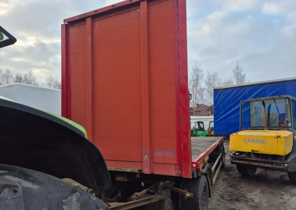 Schmitz Cargobull Przyczepa platforma Schmitz Krone - Бордово ремарке/ Платформа: снимка 2 Schmitz Cargobull Przyczepa platforma Schmitz Krone - Бордово ремарке/ Платформа: снимка 2