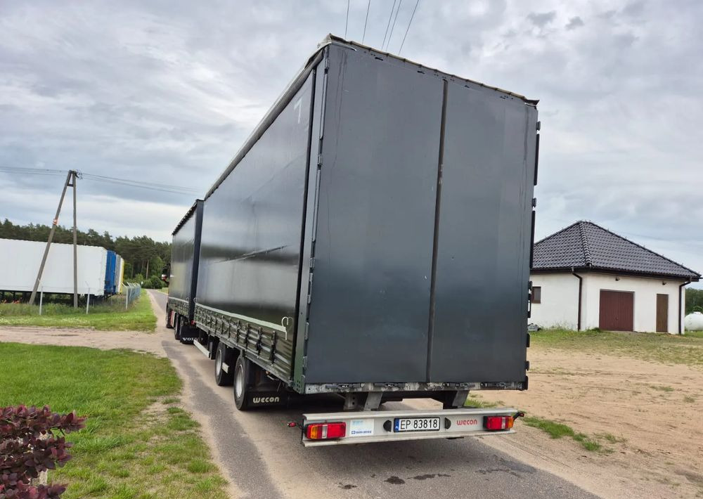 Wecon zestaw Jumbo przyczepa - Брезентово ремарке: снимка 1 Wecon zestaw Jumbo przyczepa - Брезентово ремарке: снимка 1