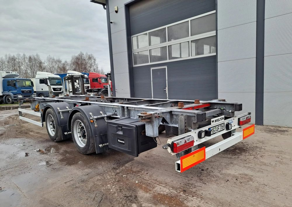 Wielton Przyczepa tandem - Контейнеровоз/ Сменна каросерия ремарке: снимка 1 Wielton Przyczepa tandem - Контейнеровоз/ Сменна каросерия ремарке: снимка 1