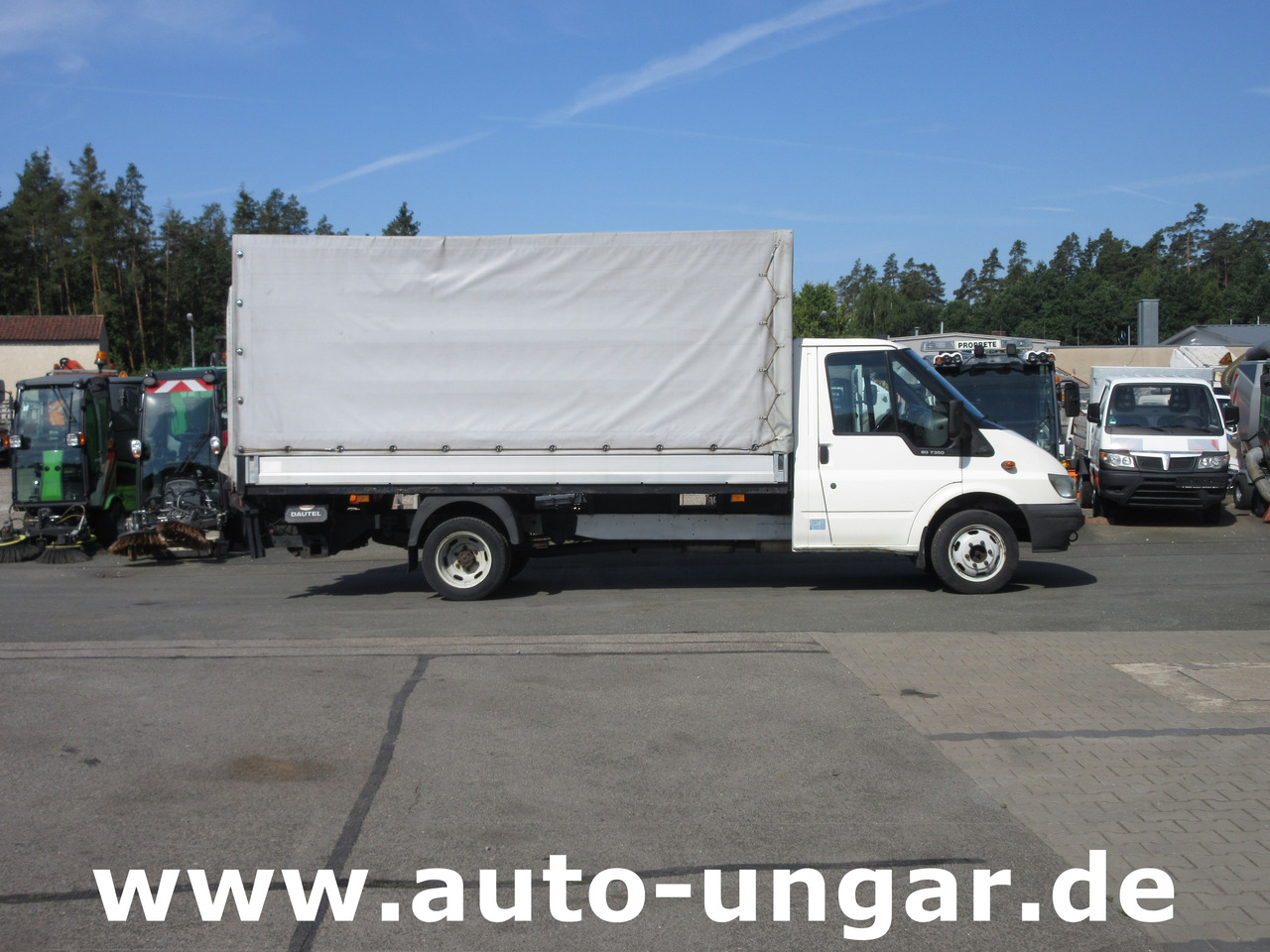 Ford Transit 90T350 Tourneo 3.500kg Pritsche & Plane Dautel LBW AHK - Брезентов бус: снимка 1 Ford Transit 90T350 Tourneo 3.500kg Pritsche & Plane Dautel LBW AHK - Брезентов бус: снимка 1