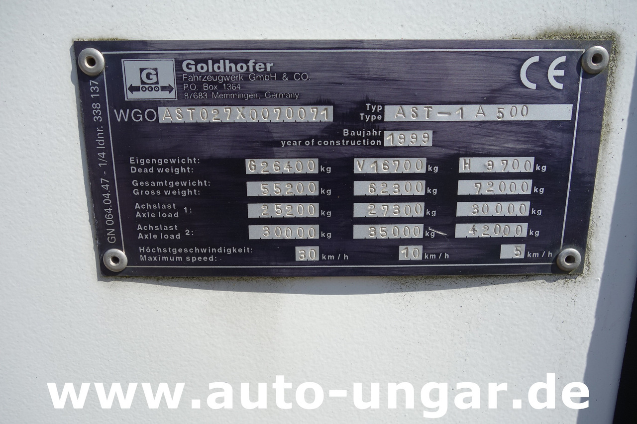 Влекач на самолети GOLDHOFER AST-1 A500 Baujahr 1999 Push-Back towbarless Pushback Liebherr used GSE: снимка 18 Влекач на самолети GOLDHOFER AST-1 A500 Baujahr 1999 Push-Back towbarless Pushback Liebherr used GSE: снимка 18